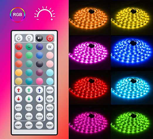 PC Background LED Light TV 5050 RGB LED STRIP USB Colour Changing Lighting Kit 